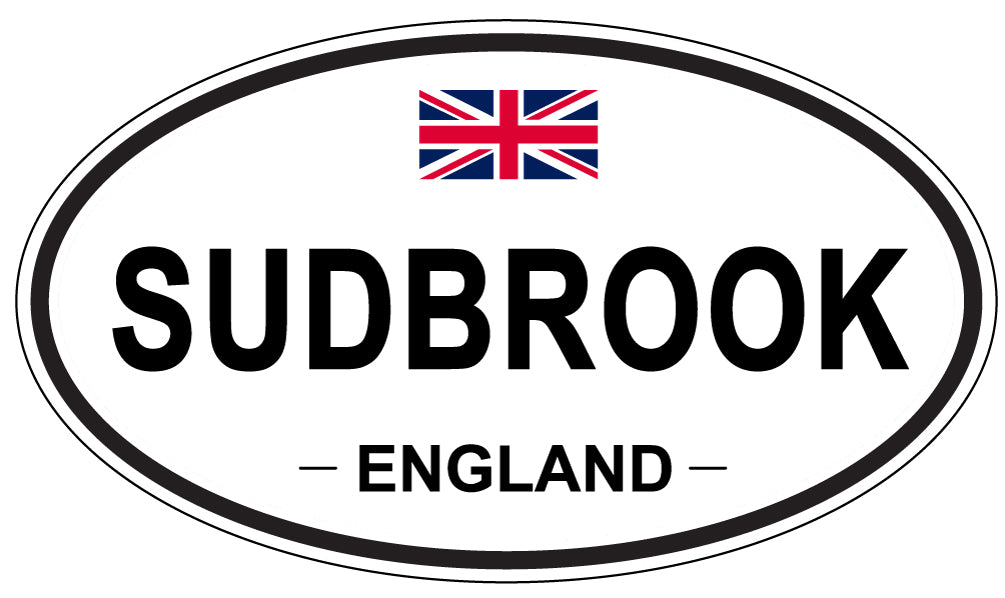 SUDBROOK, England - Oval Magnet