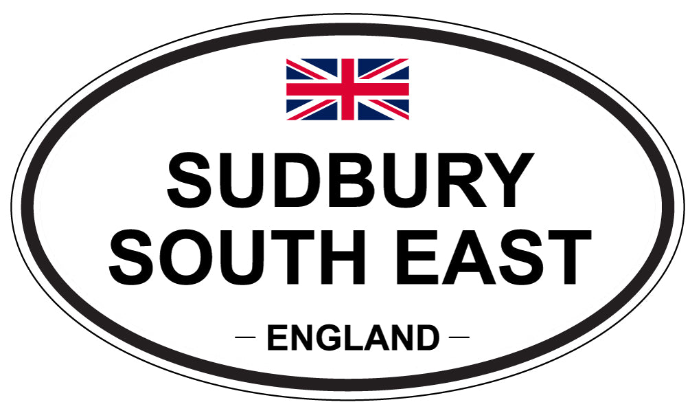 SUDBURY SOUTH EAST, England - Oval Magnet