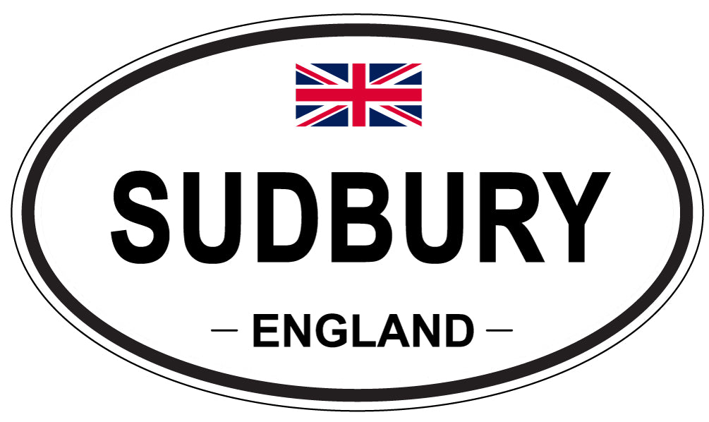 SUDBURY, England - Oval Magnet