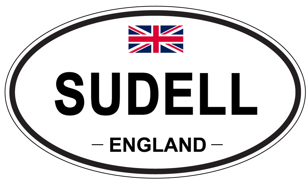 SUDELL, England - Oval Magnet