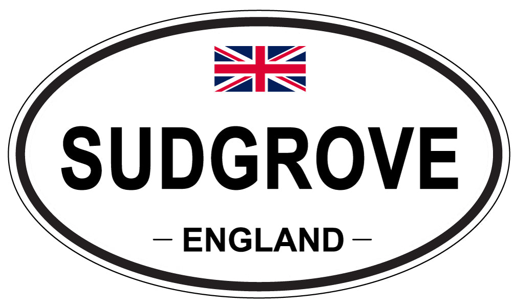 SUDGROVE, England - Oval Magnet