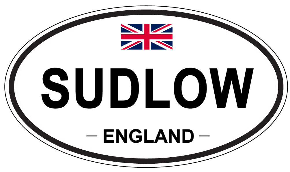 SUDLOW, England - Oval Magnet