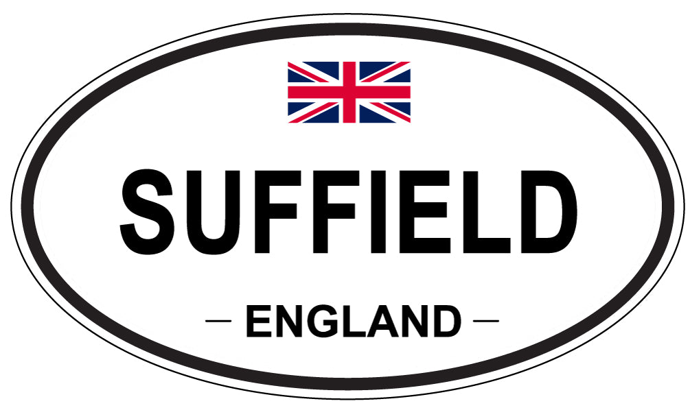 SUFFIELD, England - Oval Magnet