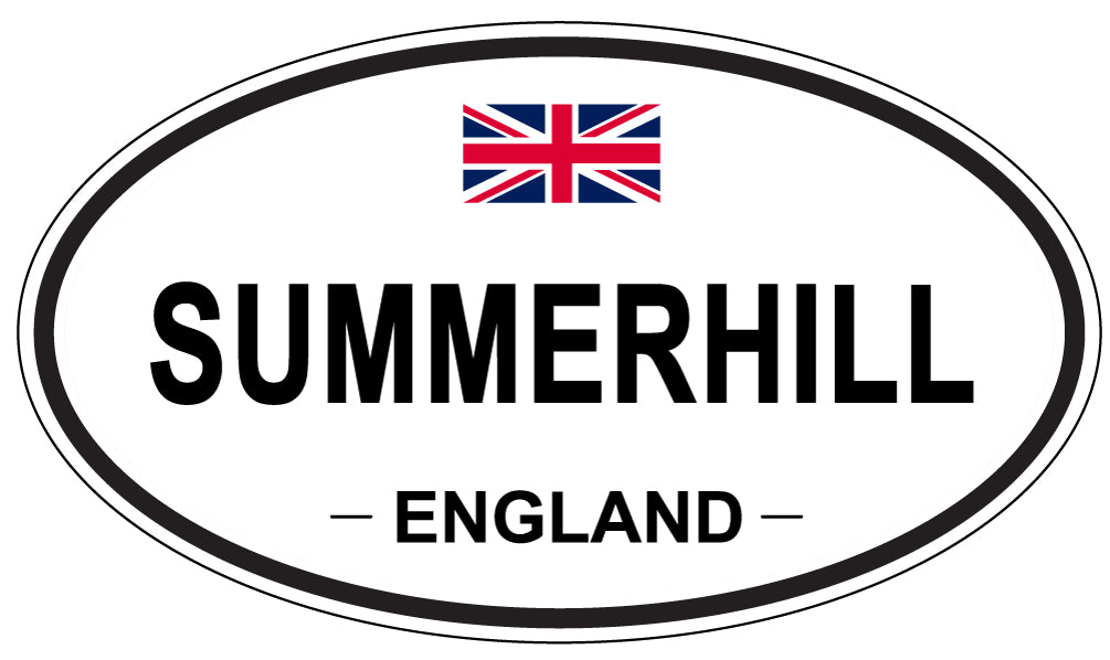 SUMMERHILL, England - Oval Magnet