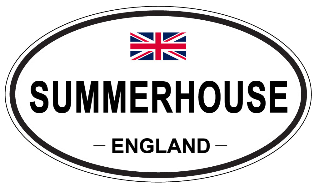SUMMERHOUSE, England - Oval Magnet