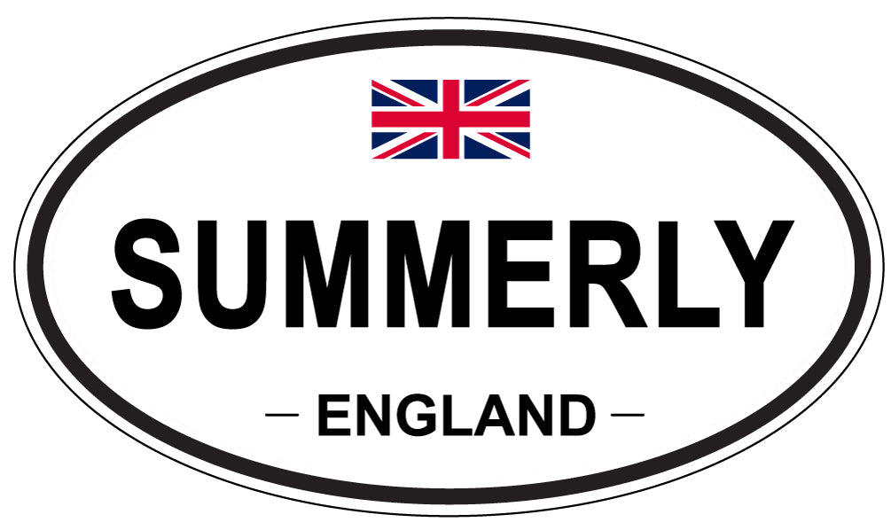 SUMMERLY, England - Oval Magnet