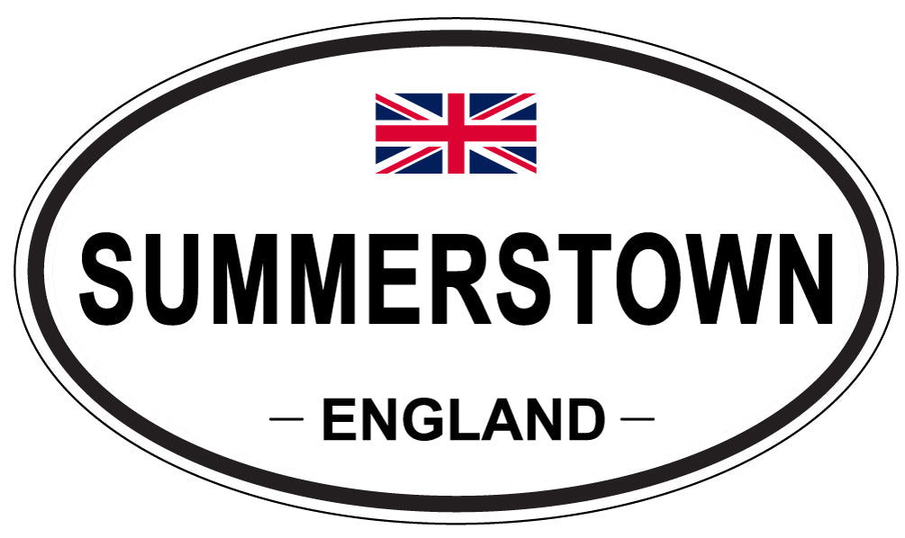 SUMMERSTOWN, England - Oval Magnet
