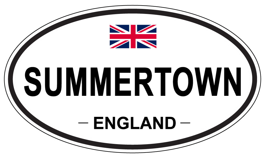 SUMMERTOWN, England - Oval Magnet