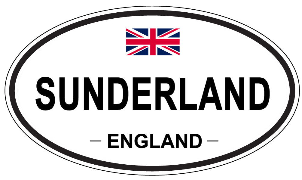 SUNDERLAND, England - Oval Magnet