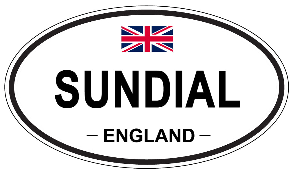 SUNDIAL, England - Oval Magnet