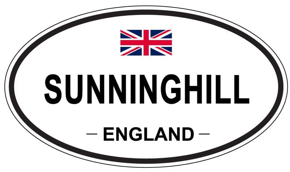 SUNNINGHILL, England - Oval Magnet