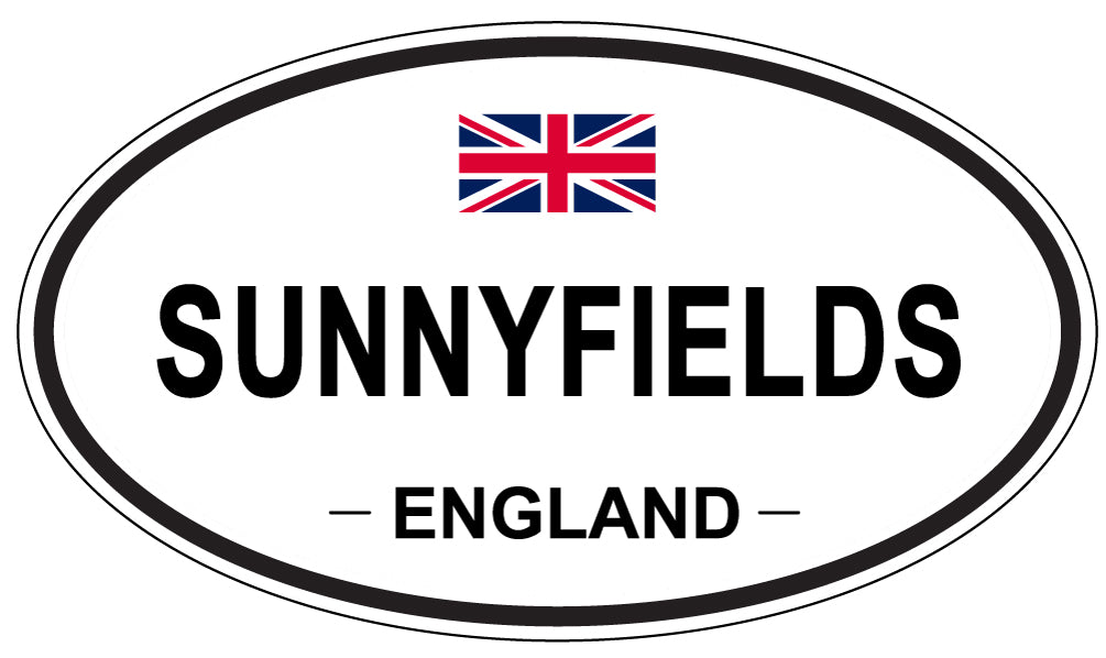 SUNNYFIELDS, England - Oval Magnet