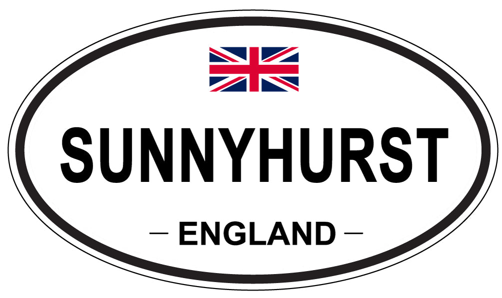 SUNNYHURST, England - Oval Magnet