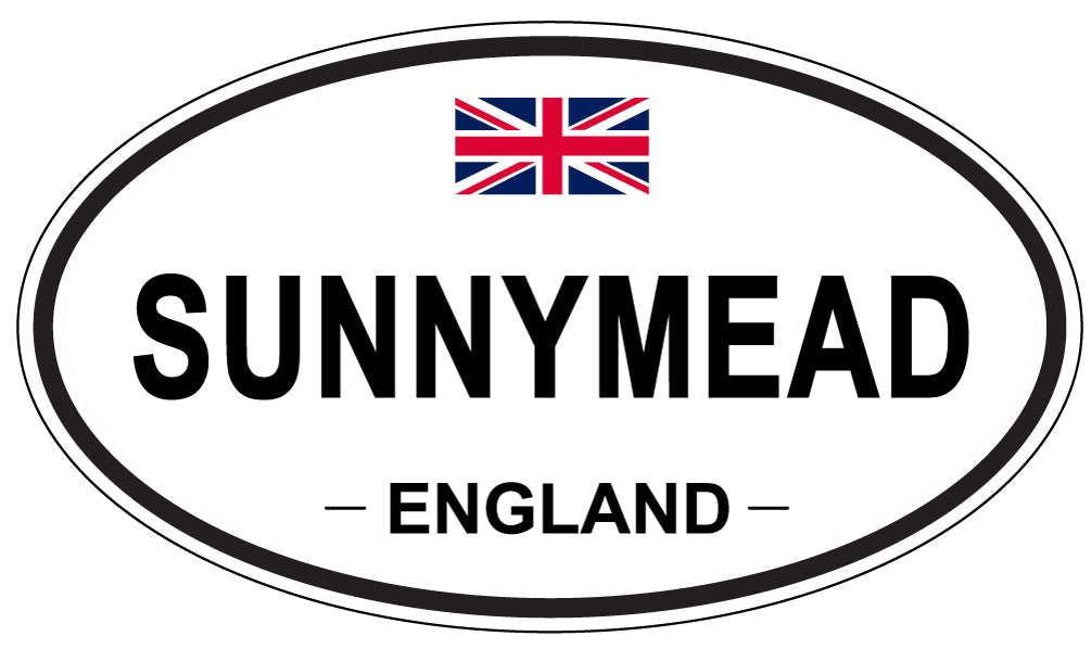 SUNNYMEAD, England - Oval Magnet