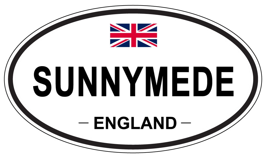 SUNNYMEDE, England - Oval Magnet