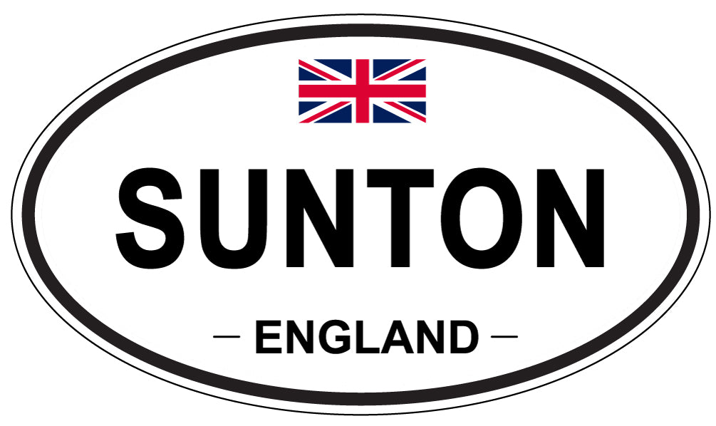 SUNTON, England - Oval Magnet