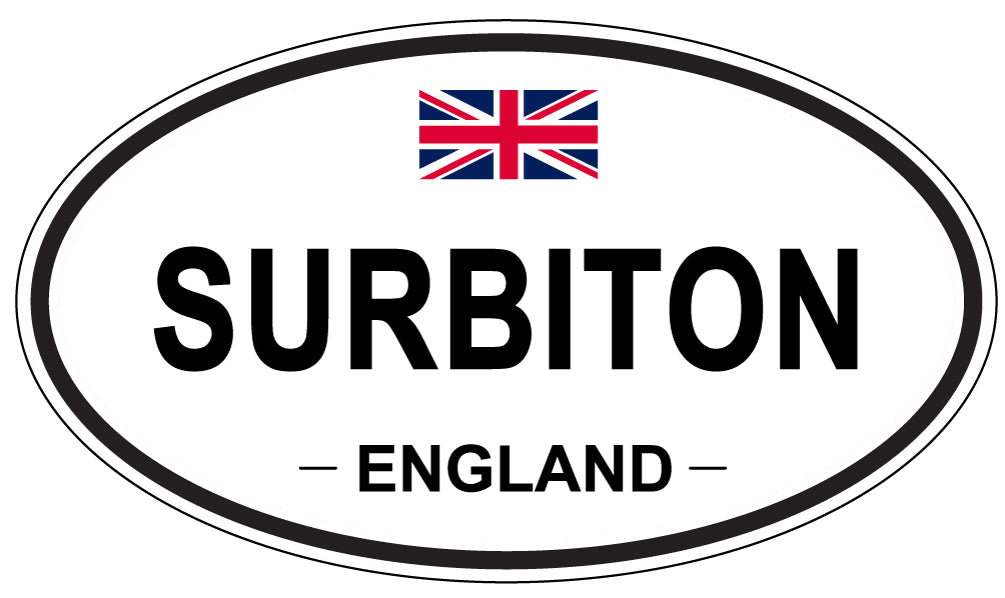 SURBITON, England - Oval Magnet