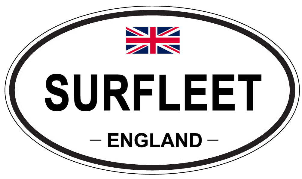 SURFLEET, England - Oval Magnet