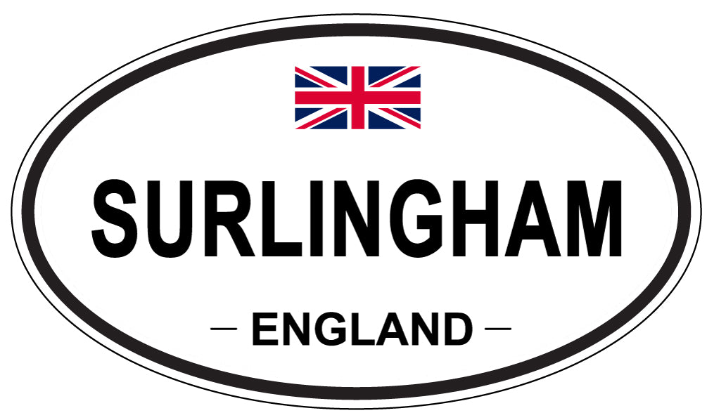 SURLINGHAM, England - Oval Magnet