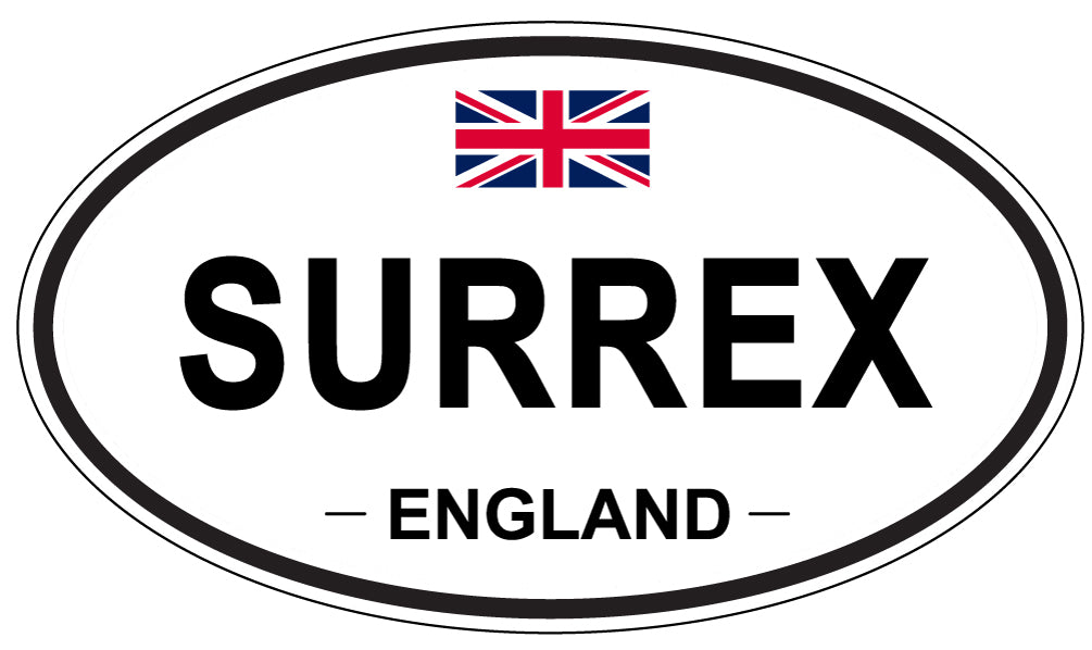 SURREX, England - Oval Magnet