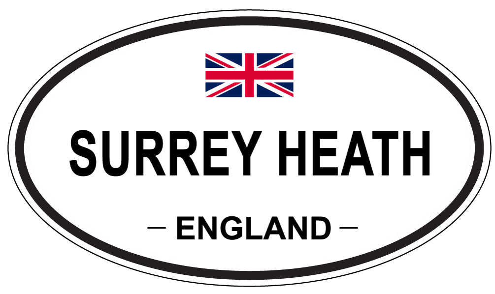 SURREY HEATH, England - Oval Magnet