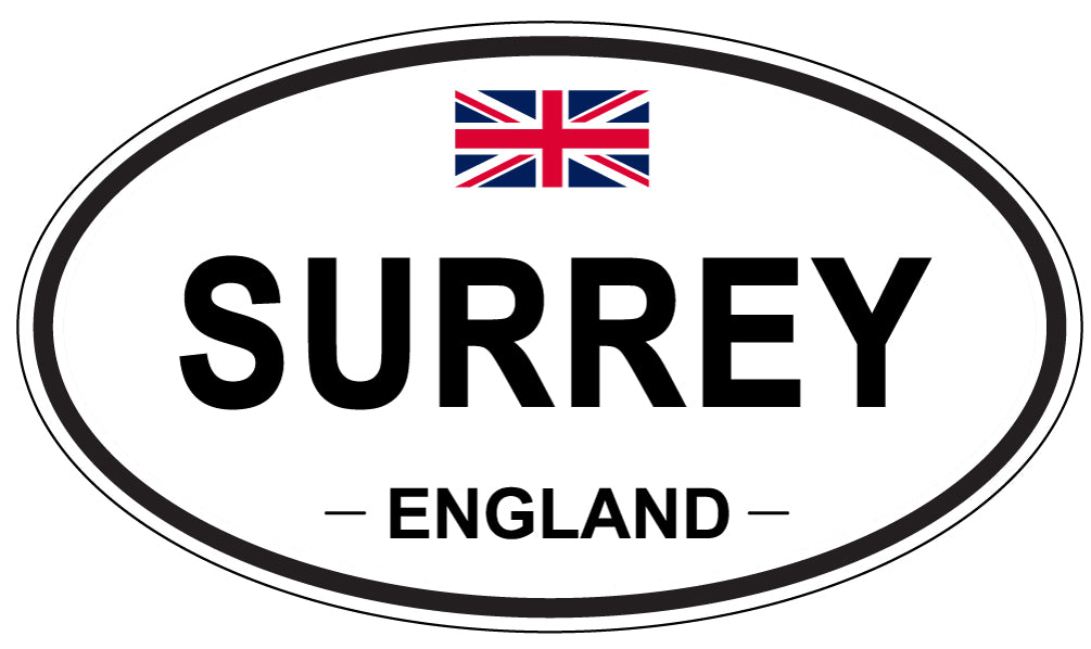 SURREY, England - Oval Magnet