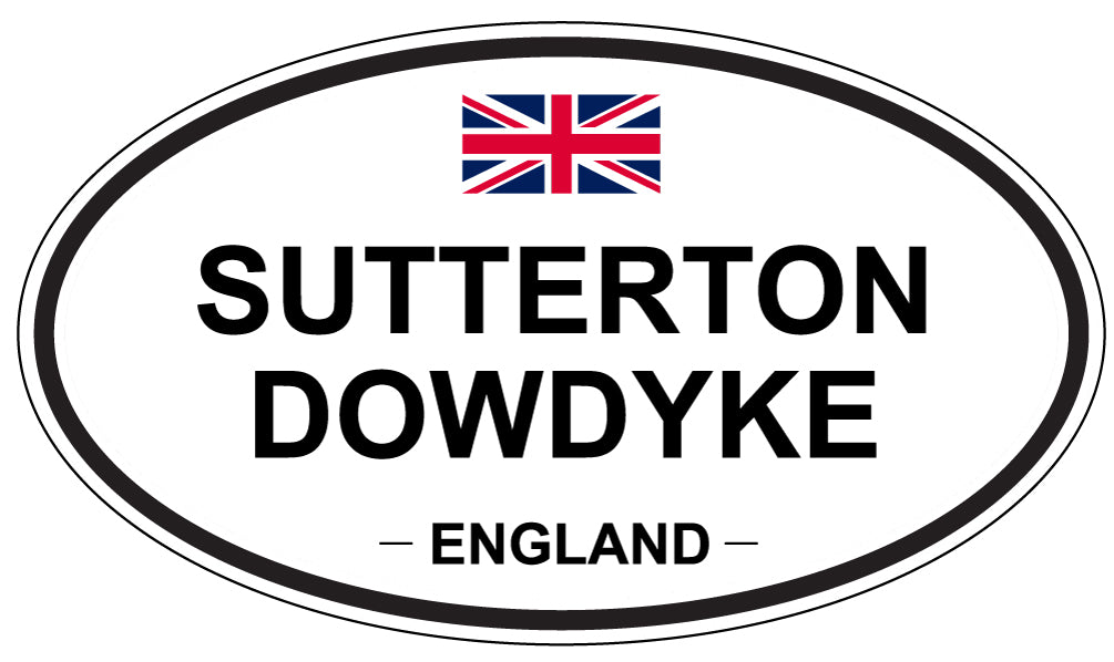 SUTTERTON DOWDYKE, England - Oval Magnet