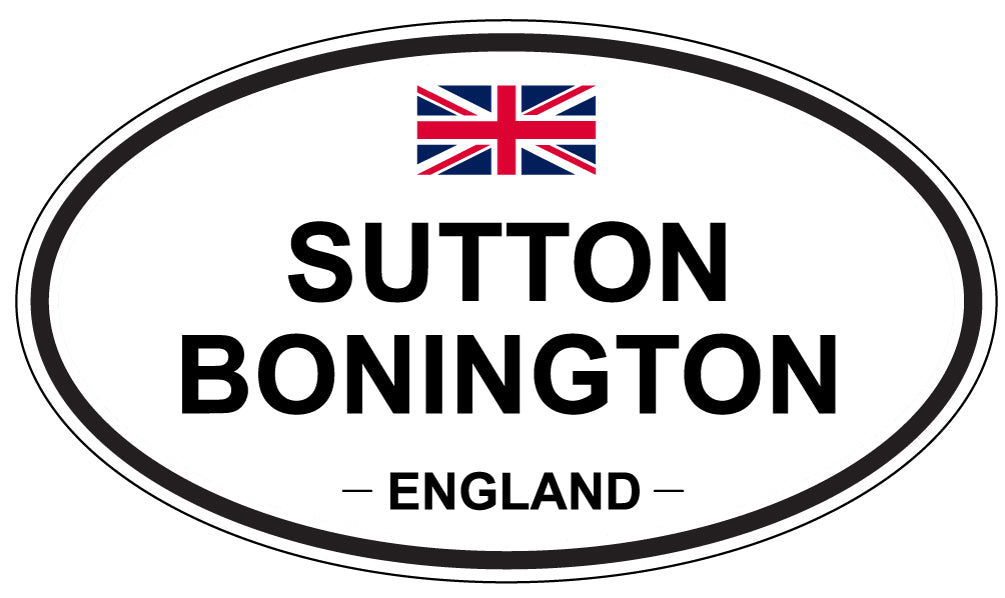 SUTTON BONINGTON, England - Oval Magnet