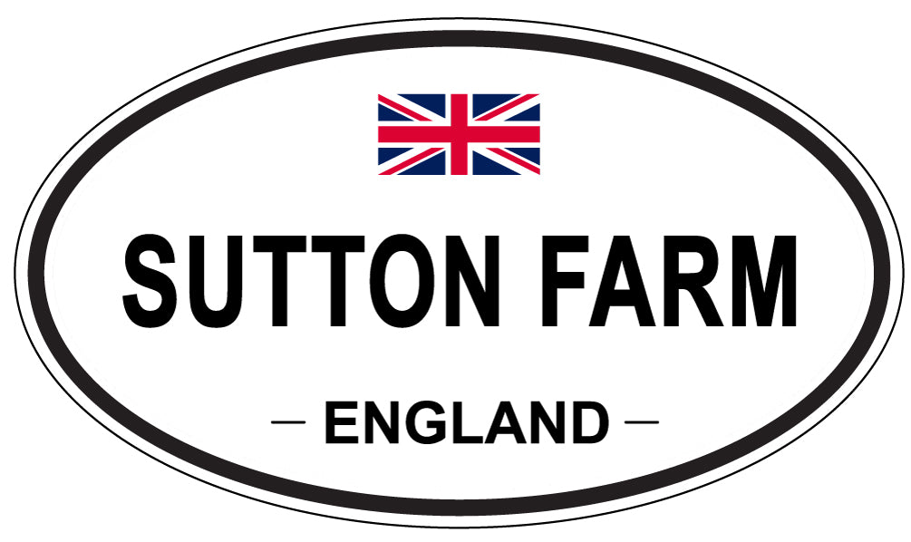 SUTTON FARM, England - Oval Magnet