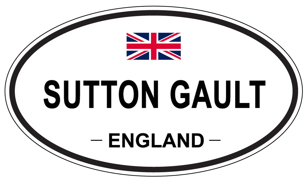 SUTTON GAULT, England - Oval Magnet