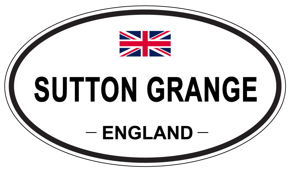 SUTTON GRANGE, England - Oval Magnet