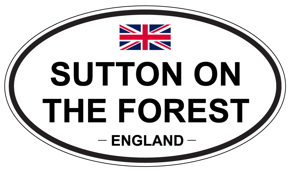 SUTTON ON THE FOREST, England - Oval Magnet