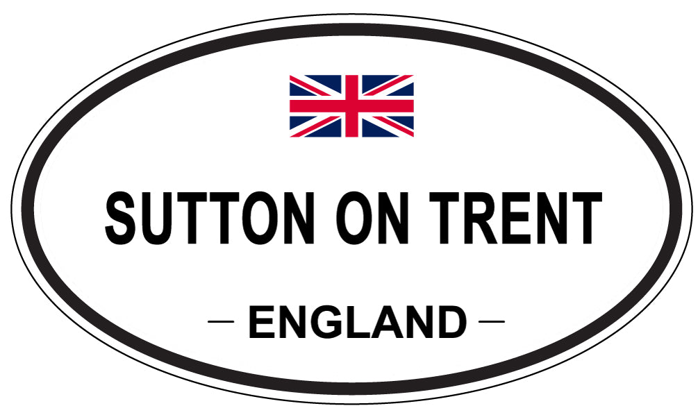 SUTTON ON TRENT, England - Oval Magnet