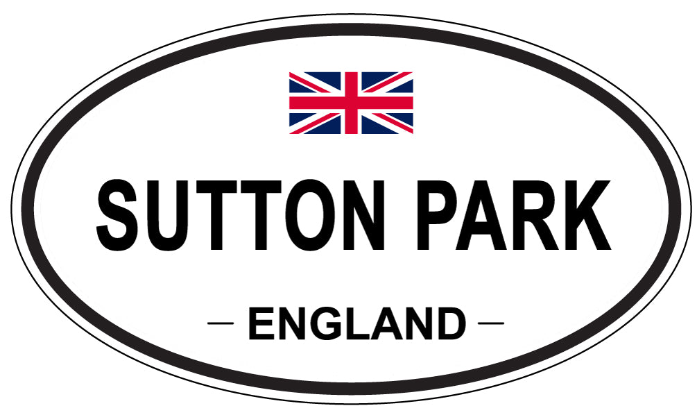 SUTTON PARK, England - Oval Magnet