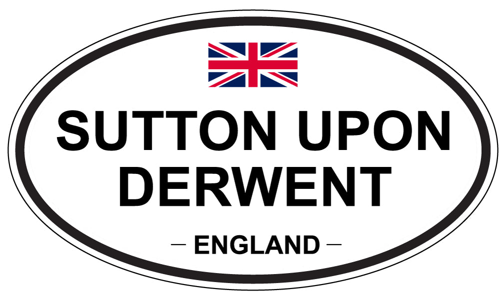 SUTTON UPON DERWENT, England - Oval Magnet