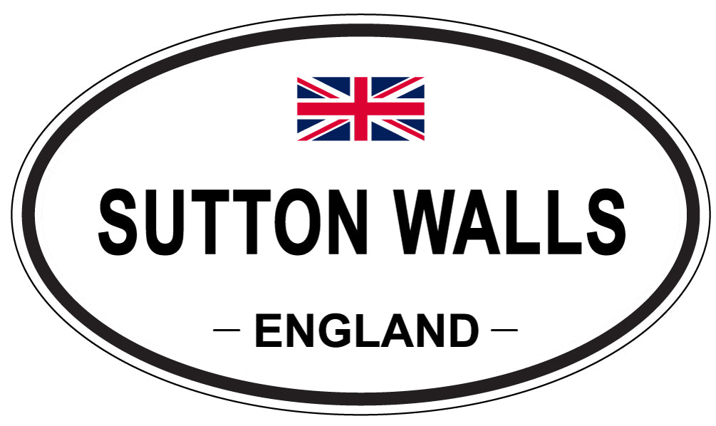 SUTTON WALLS, England - Oval Magnet