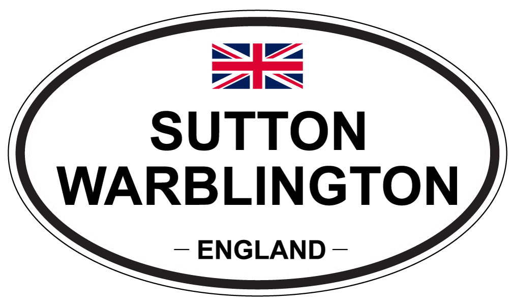 SUTTON WARBLINGTON, England - Oval Magnet
