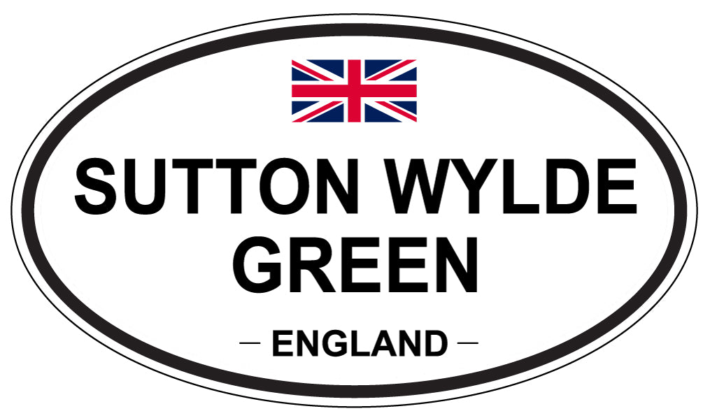 SUTTON WYLDE GREEN, England - Oval Magnet