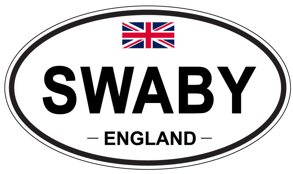 SWABY, England - Oval Magnet