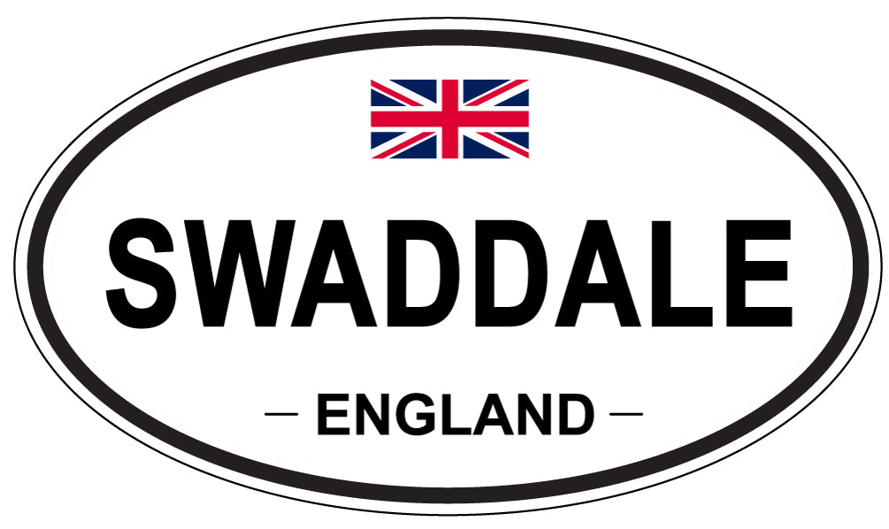 SWADDALE, England - Oval Magnet