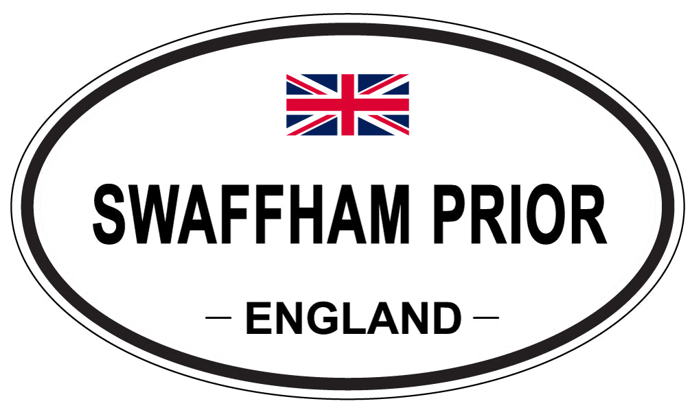 SWAFFHAM PRIOR, ENGLAND - Oval Sticker