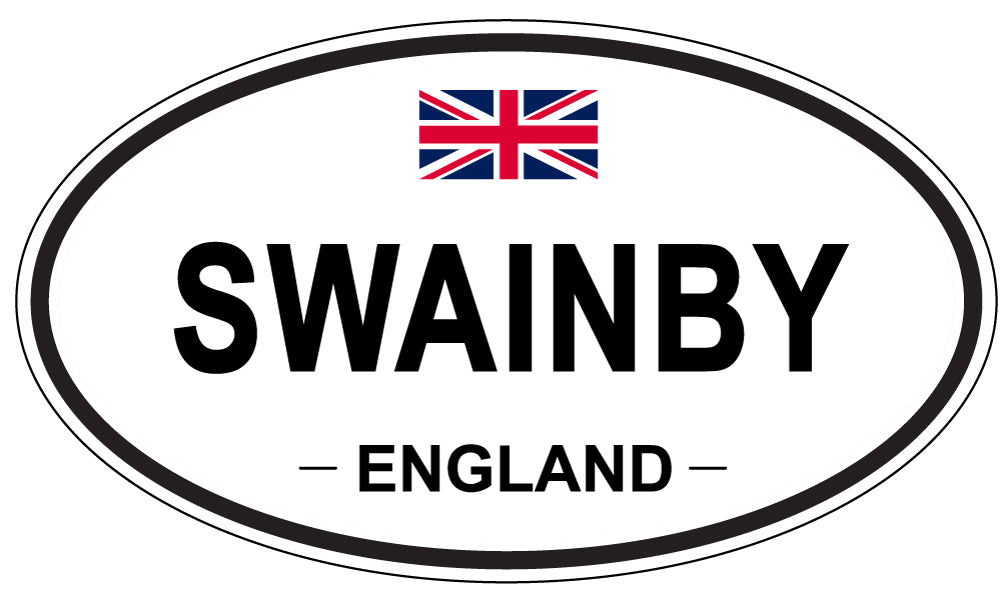 SWAINBY, England - Oval Magnet