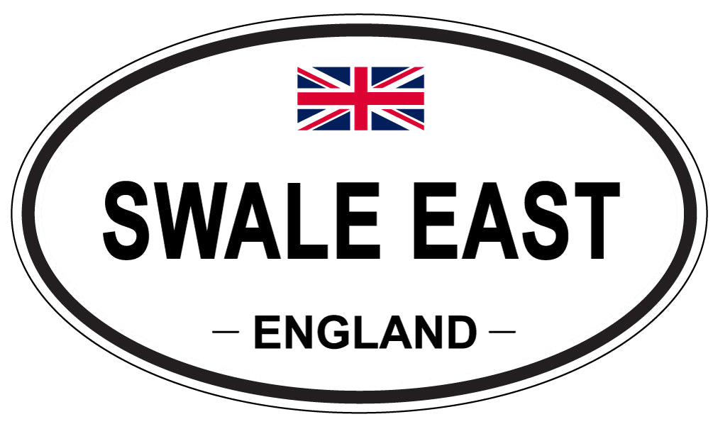 SWALE EAST, England - Oval Magnet