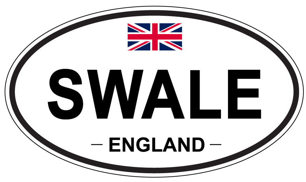 SWALE, ENGLAND - Oval Sticker