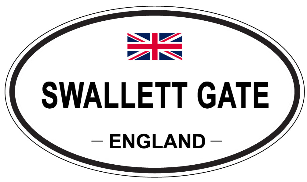 SWALLETT GATE, England - Oval Magnet
