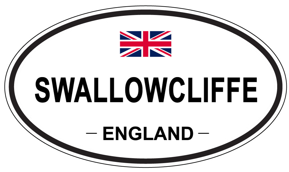 SWALLOWCLIFFE, England - Oval Magnet