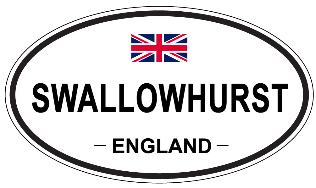 SWALLOWHURST, England - Oval Magnet