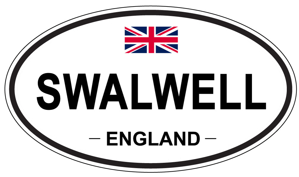 SWALWELL, England - Oval Magnet