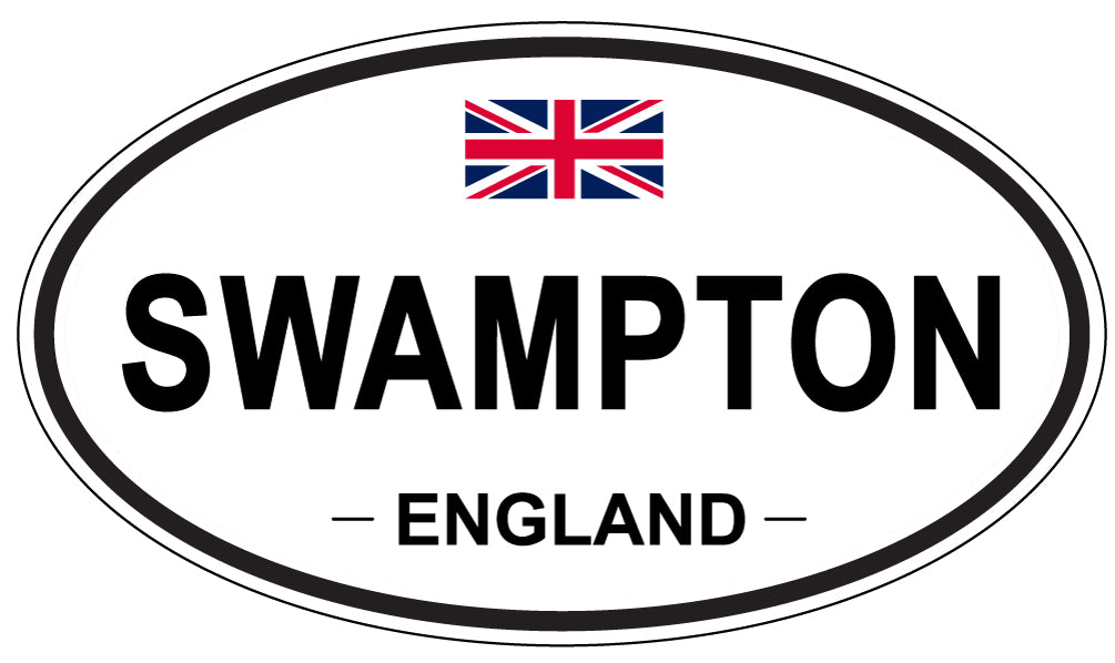 SWAMPTON, England - Oval Magnet