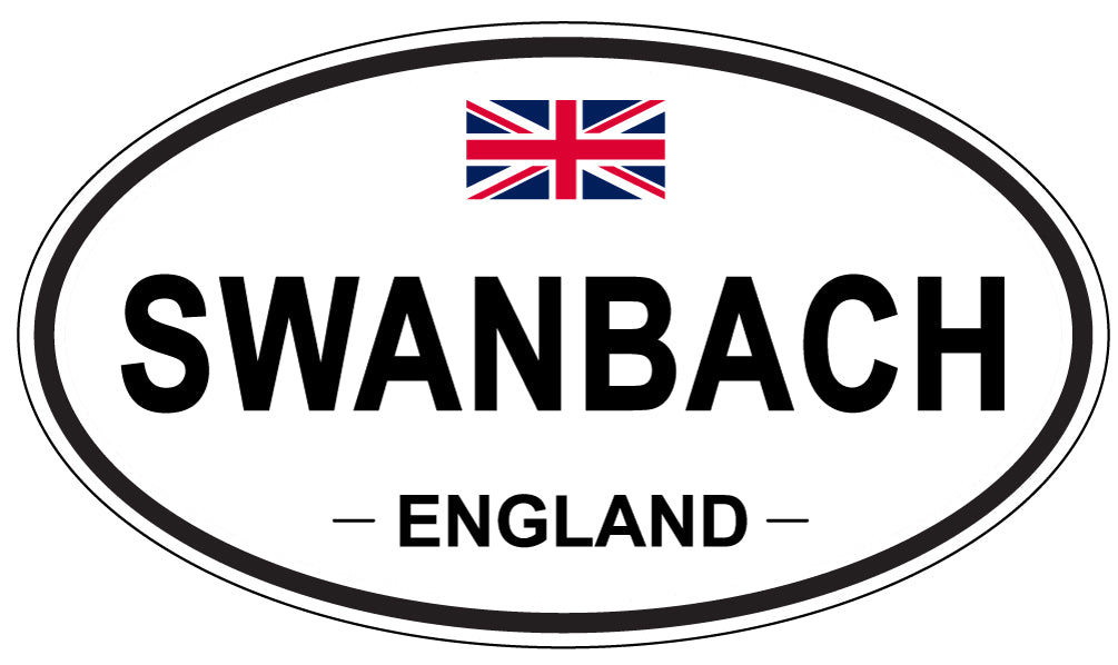 SWANBACH, England - Oval Magnet